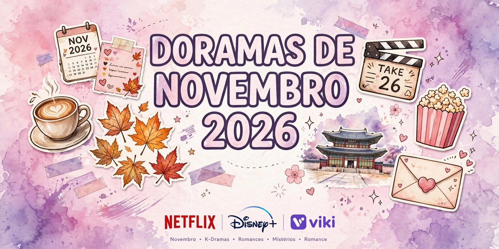 TODOS os Doramas Que Estreiam em Novembro de 2026 – Netflix, Disney+ e Viki