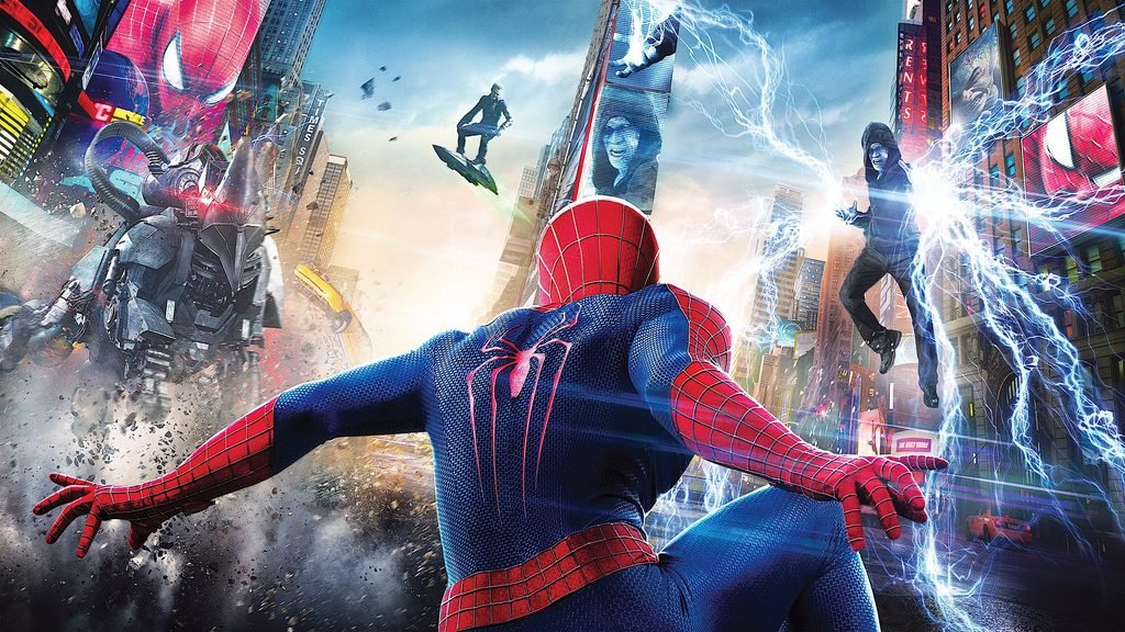 O Espetacular Homem-Aranha 2 2014 Andrew Garfield morte Gwen Stacy Electro Jamie Foxx Duende Verde cena triste torre relogio