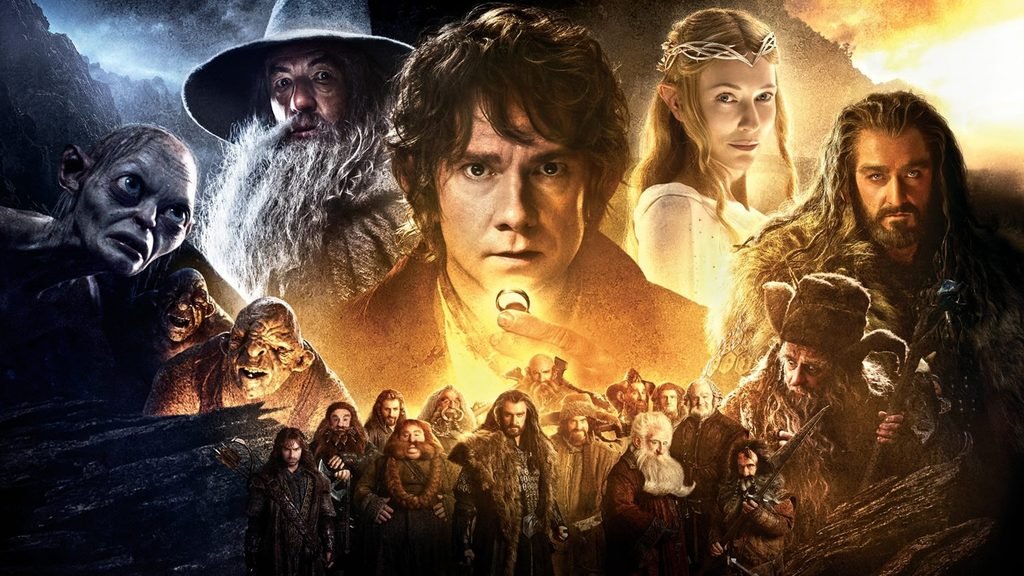 hobbit jornada inesperada 2012 onde assistir bilbo bolseiro e gandalf com 13 anoes na jornada e encontro com gollum na caverna escura com anel