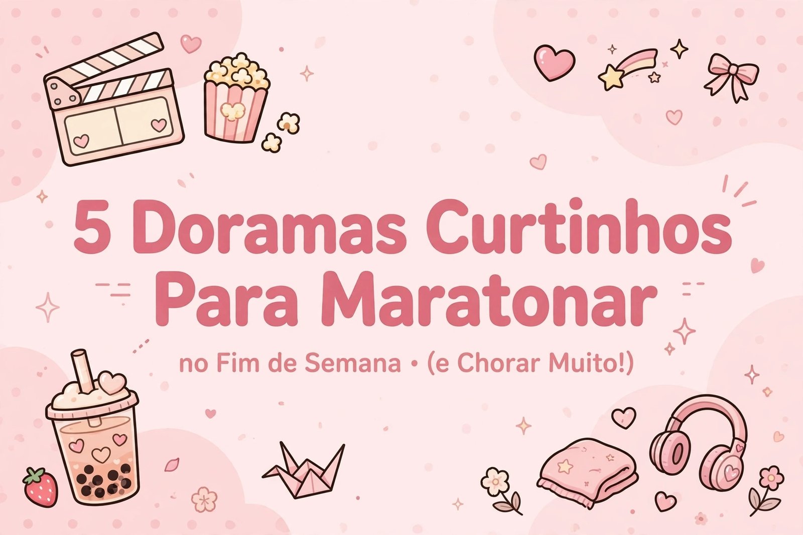 5 Doramas Curtinhos Para Maratonar no Fim de Semana (e Chorar Muito!)